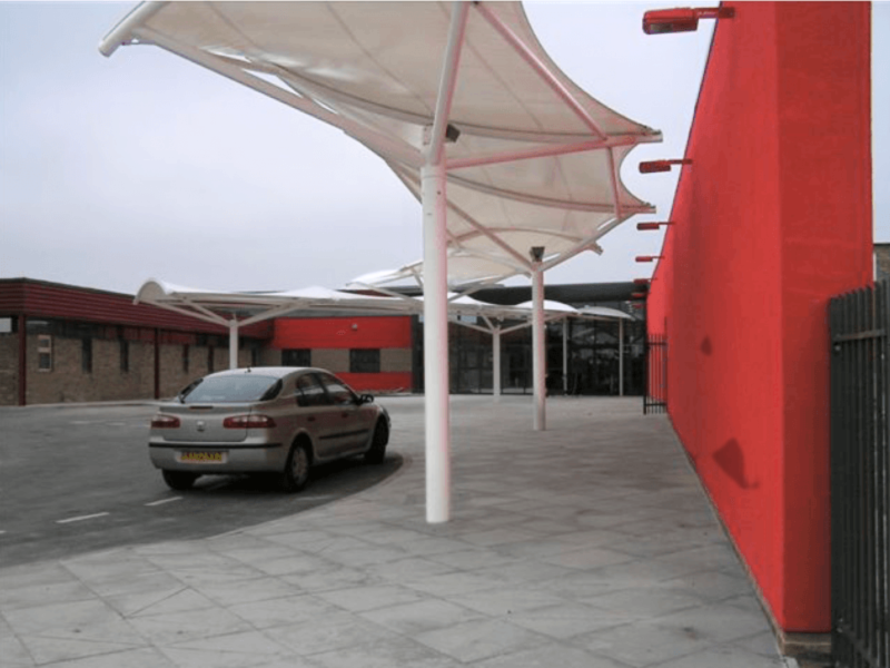 Oxclose Community School - entrance canopy
