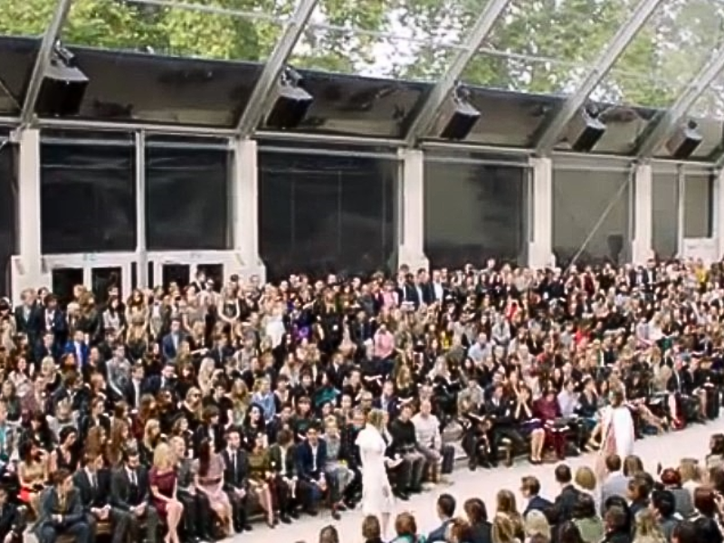 Burberry Fashion show at Hyde Park