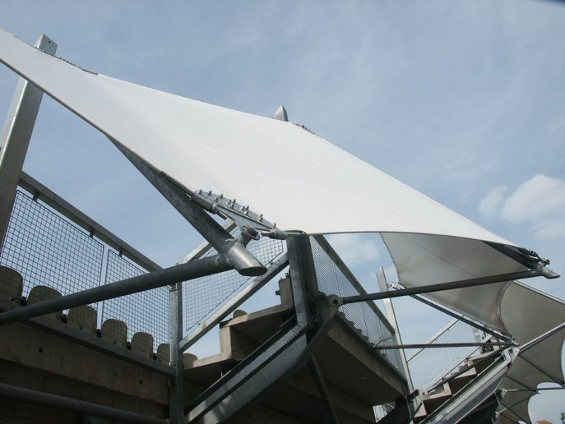 Worcestershire County Cricket Club tensile fabric canopy