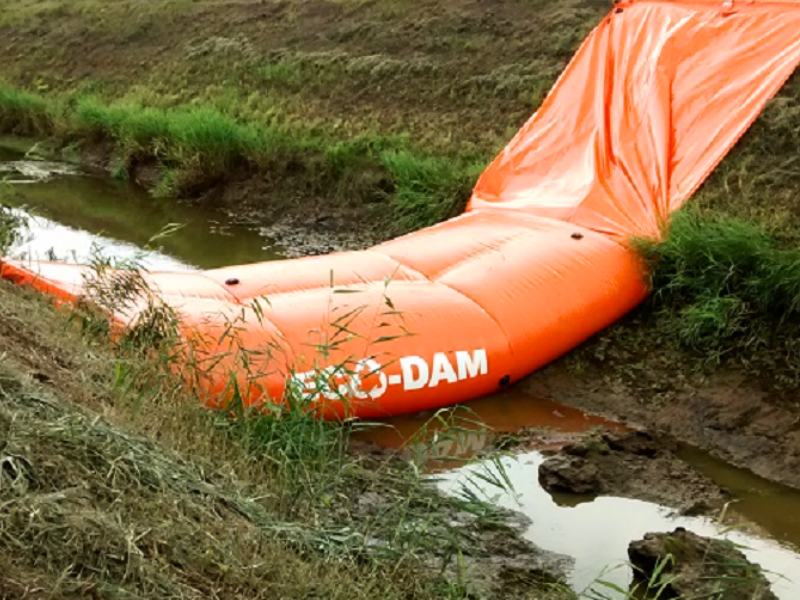 Eco-Dam - The Temporary Water Dam, A Civil Engineering Solution