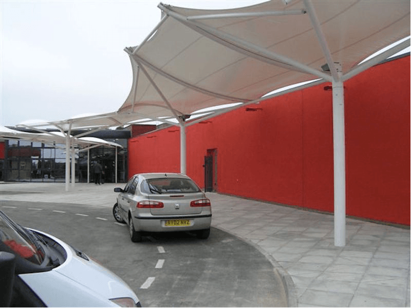 Oxclose Community School - entrance canopy