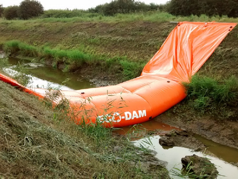 Eco-Dam - The Temporary Water Dam, A Civil Engineering Solution