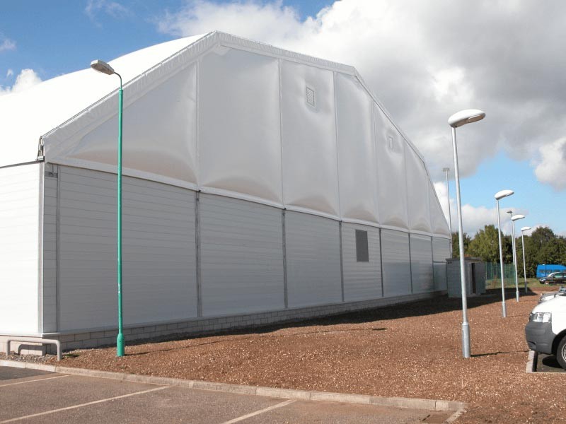 Frame-Fabric Sports Structures