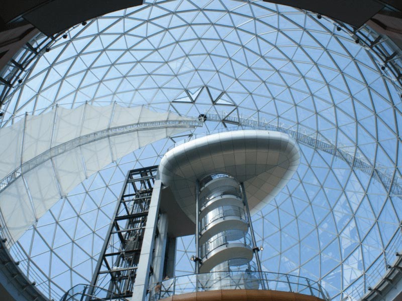 interior tensile sail structure 