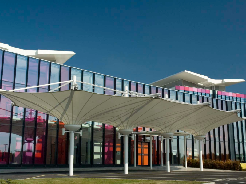 ambulance canopy at King's Mill Hospital