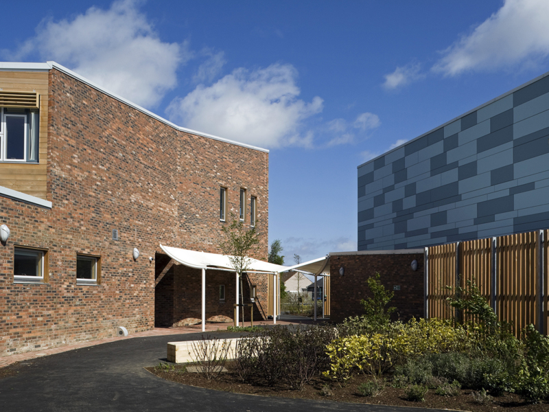 Redhall Primary School - tensile canopies