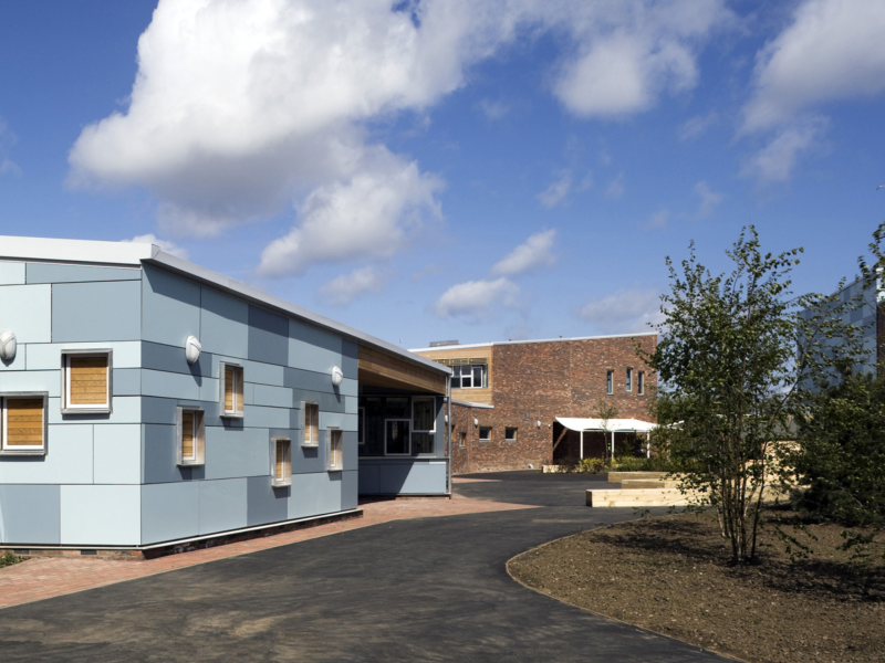 Redhall Primary School - tensile canopies