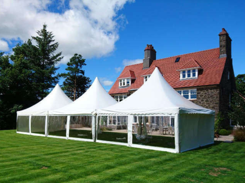 Wedding pagoda marquees