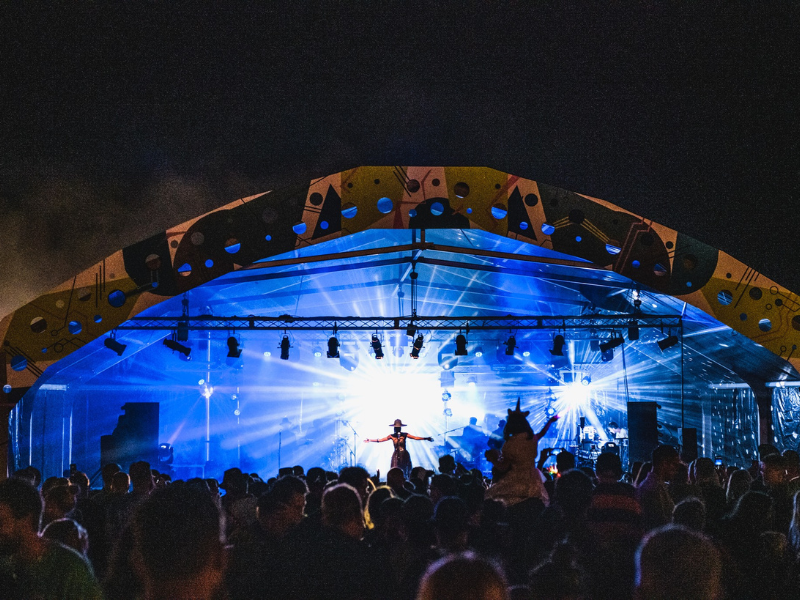 standard tent and a professional tensile structure