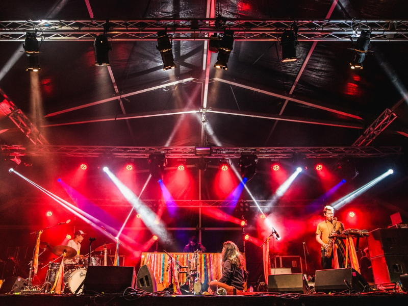 Cowshed stage featuring  J & J Carter PVC Covers