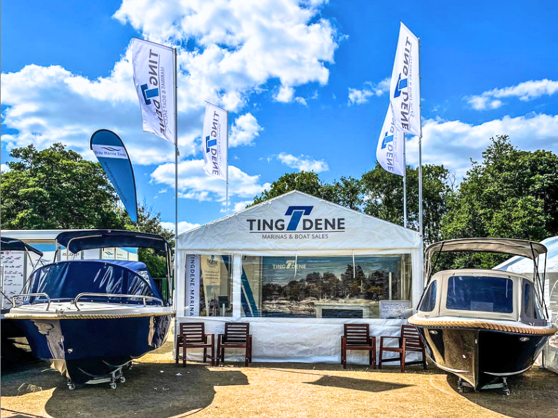 Tingdene Marina Boat Show Event Structure