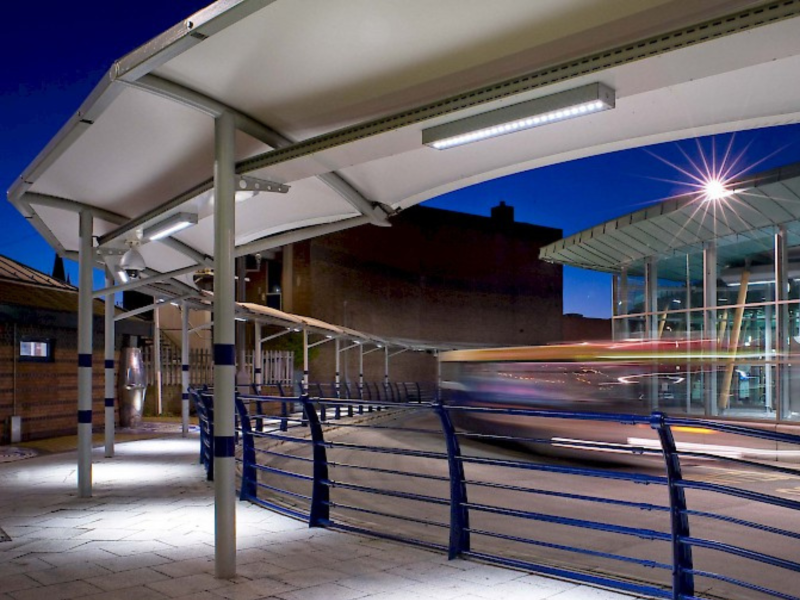 Lighting Tensile Fabric Structures for Darker Days