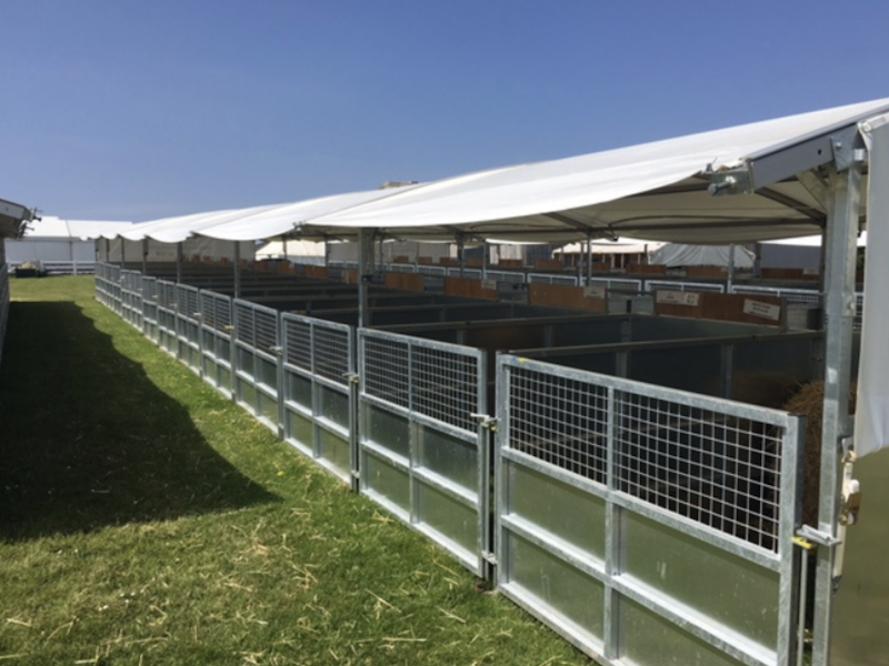 Aluminium Clearspan Marquees in the Agricultural Industry