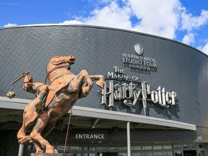 The Making Of Harry Potter - Warner Bros. Studio Tour London Entrance Canopy